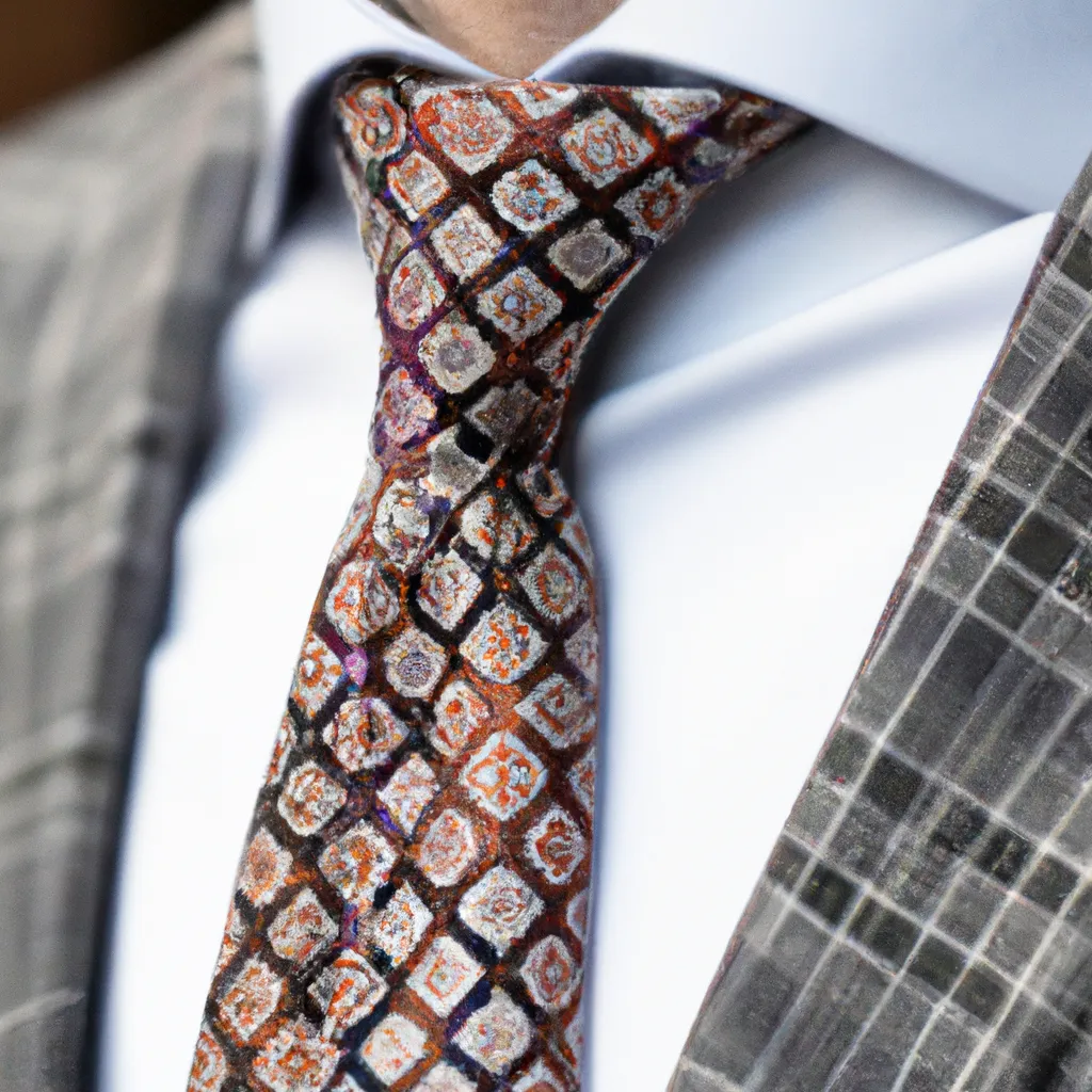 Jaki krawat do marynarki w kratę?