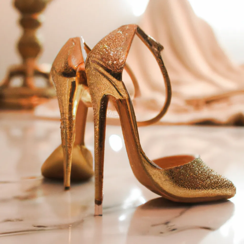 Jakie buty do złotej sukienki?